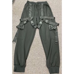 EUC! Men's XYXIONGMAO Black Tactical Cargo Sports Pants Joggers - Size S